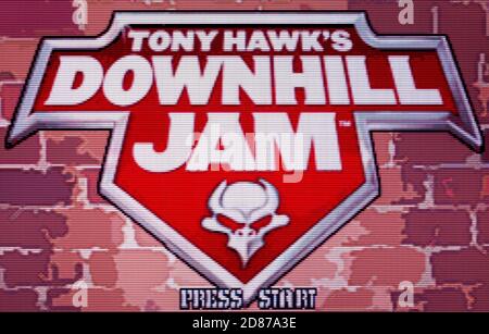 Tony Hawk's Downhill Jam - Nintendo Game Boy Advance Videogame - nur für redaktionelle Zwecke Stockfoto