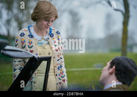 Emma Corrin, 'The Crown' Staffel 4 (2020) Bildnachweis: Des Willie / Netflix / The Hollywood Archive Stockfoto