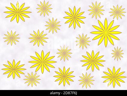 Beautiful natürliche florale Tapete in heller Farbe Stockfoto