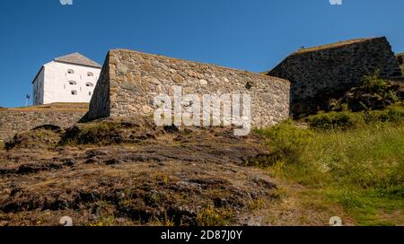 Kristiansten Festning, Festung, Trondheim, Trøndelag, Norwegen, Skandinavien, Europa, Abenteuer Reise, Denkmal, Festung Kristiansten, Tourismus, Hurtigru Stockfoto