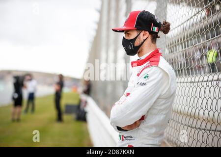 Startaufstellung, Grille de DEPART, GIOVINAZZI Antonio (ita), Alfa Romeo Racing ORLEN C39, Portrait während der Formel 1 Heineken Grande Pr.Mio de Port C Stockfoto