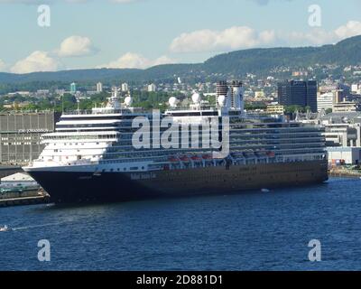 Frau Eurodam, Holland Amerika Lina, HAL, Oslo, Norwegen Stockfoto