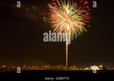 Fotografiert am 4. Juli in Waterloo, Iowa Stockfoto