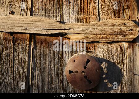 Alte Holztür Textur Hintergrund abstrakt Stockfoto