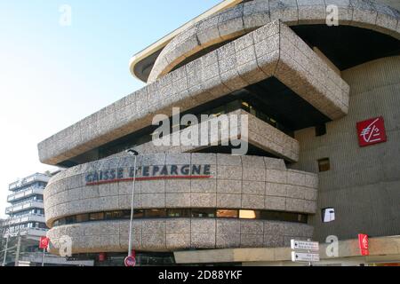 Bordeaux , Aquitaine / Frankreich - 09 24 2019 : caisse d'épargne französische Genossenschaft, die Geschäftsbank in Bordeaux Frankreich Stockfoto