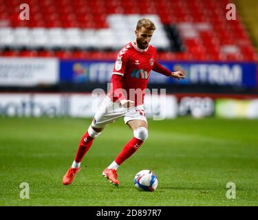 WOOLWICH, Großbritannien, OKTOBER 27: Charlton Athletic Andrew Shinnie während der Sky Bet League One zwischen Charlton Athletic und Oxford United im Stockfoto