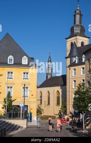 Luxemburg, Luxemburg-Stadt, St. Michael 's Kirche Stockfoto