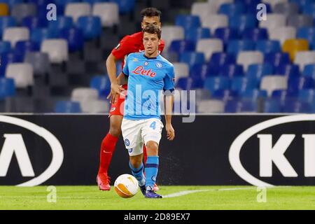 Diego Demme von Neapel während der UEFA Europa League, Gruppenphase, Gruppe F Fußballspiel zwischen SSC Napoli und AZ Alkmaar am 22. Oktober 2020 in St. C. Stockfoto