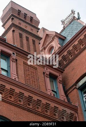 John Fraser's 1882 Châteauesque / Second Empire-Stil Herrenhaus in 2000 Massachusetts Avenue für drei Mal Präsidenten hoffnungsvoll James G. Blaine gebaut Stockfoto