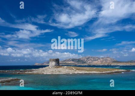 Spiaggia La Pelosa, Stintino, Sardinien, Italien Stockfoto