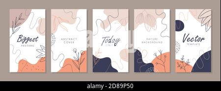 Trendige abstrakte universelle Vorlage für die Förderung Verkauf. Kann für Beiträge in sozialen Medien, Meldungen, mobile Apps, Bannerdesign, Web- oder Internetwerbung verwendet werden. Stock Vektor