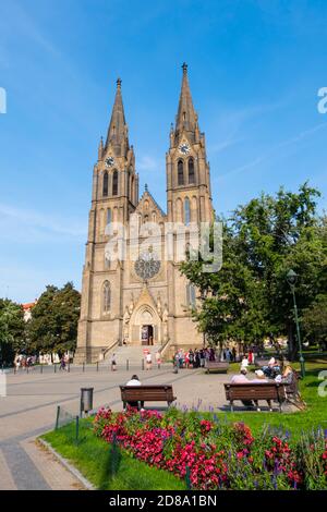 Namesti Miru, nove mesto, Prag, Tschechische Republik Stockfoto