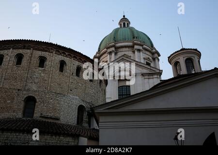 Brescia, Italien: Kathedrale Santa Maria Assunta Neue Kathedrale. Römisch-katholische Kirche, Spätbarock. Der Architekt Giovanni Battista Lantana Stockfoto