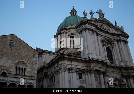 Brescia, Italien: Kathedrale Santa Maria Assunta Neue Kathedrale. Römisch-katholische Kirche, Spätbarock. Der Architekt Giovanni Battista Lantana Stockfoto