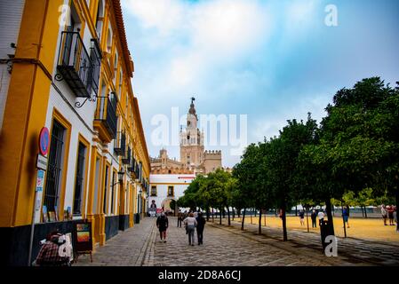 SEVILLA Y SUS MONUMENTOS Stockfoto