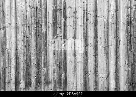 Weiß grau Holzplanken Hintergrund. Verwitterte Holzstruktur Stockfoto