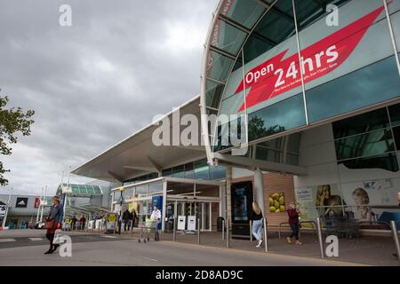 Woodfields Retail Park, Bury. Stockfoto