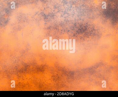 Alt zerkratzt und rippt Painted Pink und Orange Beton. Abstrakt Gemalte Wandhintergrund Stockfoto