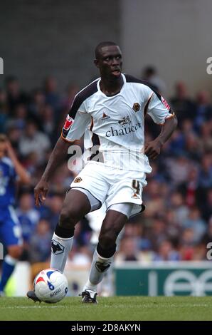 Cardiff City gegen Wolverhampton Wanderers, 30. September 2006 im Ninian Park. Seyi Olofinjana Stockfoto