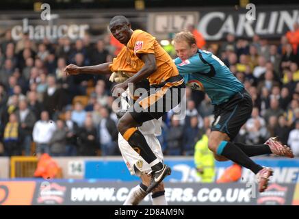 Wolverhampton Wanderers / Leeds United, 24. Februar 2007. Seyi Olofinjana Stockfoto