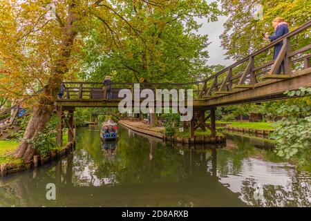 Lehde Gemeinde, Spree Forrest Oberspreewald, Brandenburg, Ostdeutschland, Europa Stockfoto
