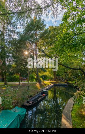 Lehde Gemeinde, Spree Forrest Oberspreewald, Brandenburg, Ostdeutschland, Europa Stockfoto