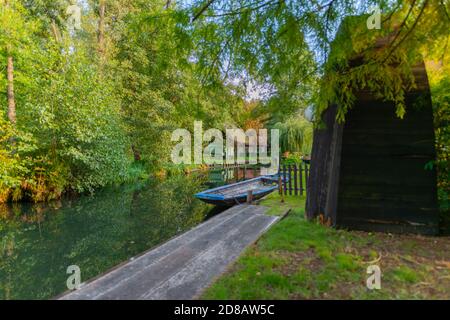Lehde Gemeinde, Spree Forrest Oberspreewald, Brandenburg, Ostdeutschland, Europa Stockfoto
