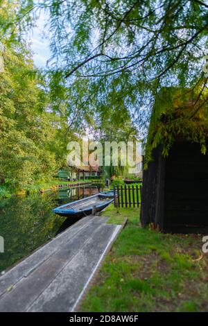 Lehde Gemeinde, Spree Forrest Oberspreewald, Brandenburg, Ostdeutschland, Europa Stockfoto