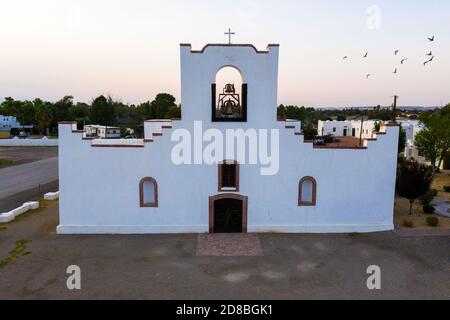 Ysleta Mission, Ysleta, Texas Stockfoto