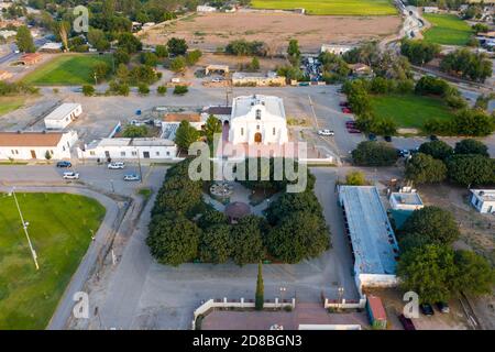 San Elizaario Mission, San Elizaario, Texas Stockfoto