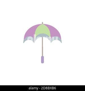 Regenschirm Sommer Clipart Vektor Design Stock Vektor