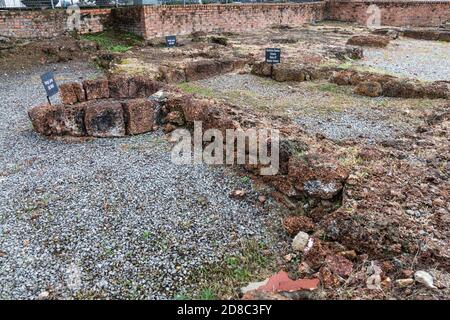 Die historischen ruinen der Victoria Bastion sind die Überreste einer einst portugiesischen Festung in Malacca. Beliebtes Touristenziel. Keine Personen. Stockfoto