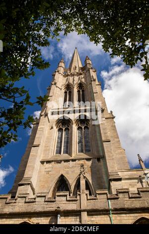 Großbritannien, England, Lincolnshire Wolds, Louth, Upgate, St James’ Church, Englands höchster mittelalterlicher Kirchturm Stockfoto