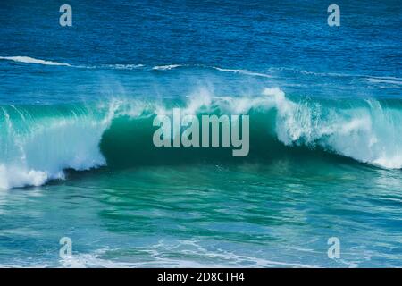 Riesige Welle im atlantik, Kanarische Inseln, Fuerteventura Stockfoto