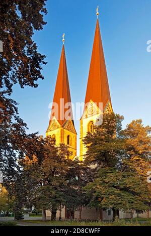 Neustädter Marienkirche, evangelische Kirche in Bielefeld, Deutschland, Nordrhein-Westfalen, Bielefeld Stockfoto