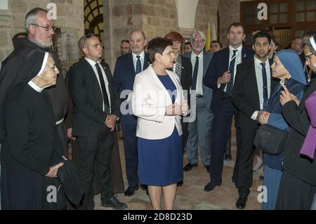 ירושלים, Jerusalem, القدس, Jerozolima, Israel, Izrael, ישראל; Kustodie des Heiligen Landes; Besuch der polnischen Regierungsdelegation in Israel 22 XI 2016 Stockfoto