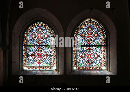 Kirche saint-ferreol in saint-fargeau in Burgund (frankreich) Stockfoto