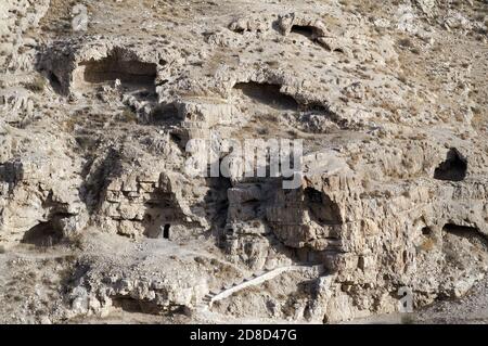 دير مار سابا Mar Saba, מנזר מר סבא, Israel, Izrael, ישראל; die heilige Lavra des heiligen Sabbas; Wielka Ławra św. Saby; Sabas-Kloster; 玛尔萨巴 Stockfoto