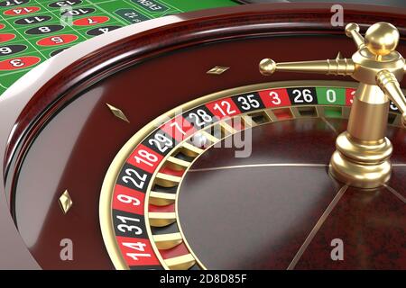 Casino Roulette Hintergrund Stockfoto