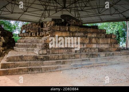 Deopahar Ruinen, die archäologische Stätte Deopahar befindet sich in Numaligarh, Golaghat Bezirk, Assam Stockfoto