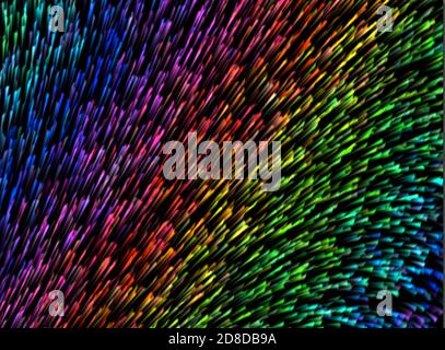 Abstrakt dekorativ rot, pink, blau, gelb, grün, bunte Funken, moderner Hintergrund Stockfoto