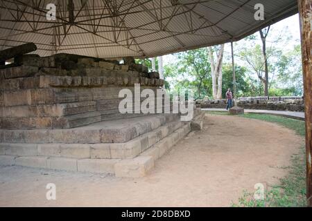 Deopahar Ruinen, die archäologische Stätte Deopahar befindet sich in Numaligarh, Golaghat Bezirk, Assam Stockfoto