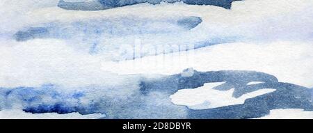 Handbemalte abstrakte Aquarelltextur Stockfoto
