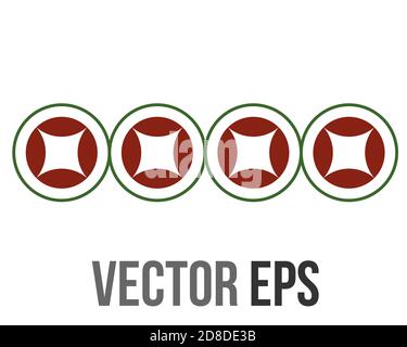 Der isolierte Vektor traditionelle Hong Kong Vintage-Stil Logo-Design Vorlagengrafik Stock Vektor