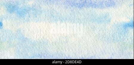 Handgemalte absract nahtlose Wolken Stockfoto