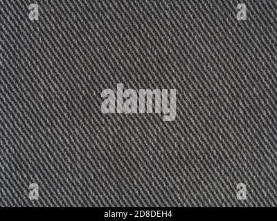 Schwarz Denim Jeans Stoff Closeup Textur Hintergrund Muster Stockfoto