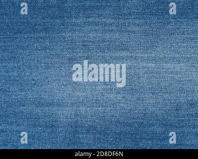 Blau gewaschen Denim Jeans Stoff Textur, textiler Hintergrund Stockfoto