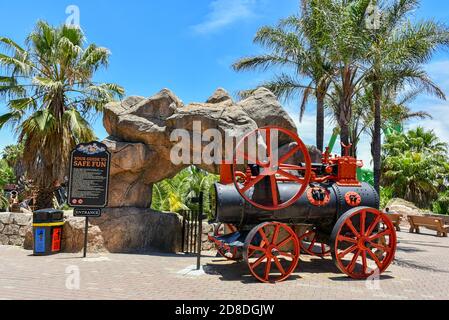 Gold Reef City Theme Park, Johannesburg, Südafrika am 30th. Dezember 2019 Stockfoto