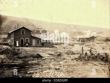 Alaska Goldrush 1890er Stockfoto