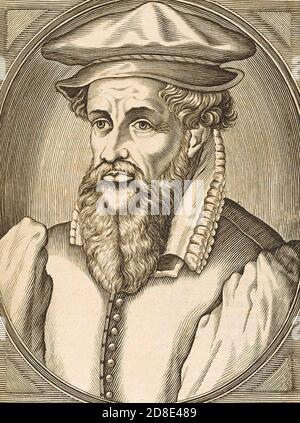 GERARDUS MERCATOR (1512-1594) Flämischer Kartograph Stockfoto